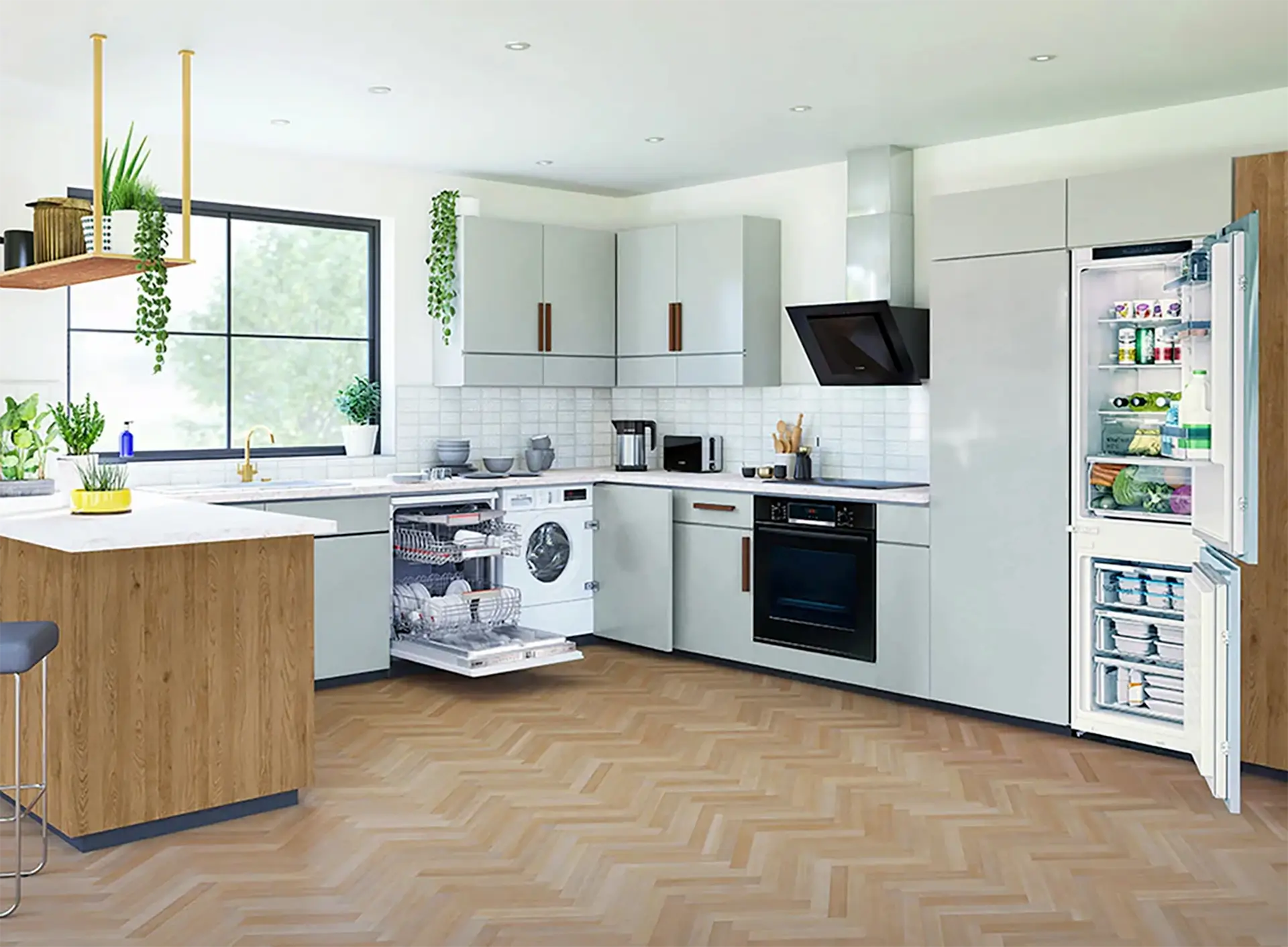 Modern Kitchen with Bosch appliances
